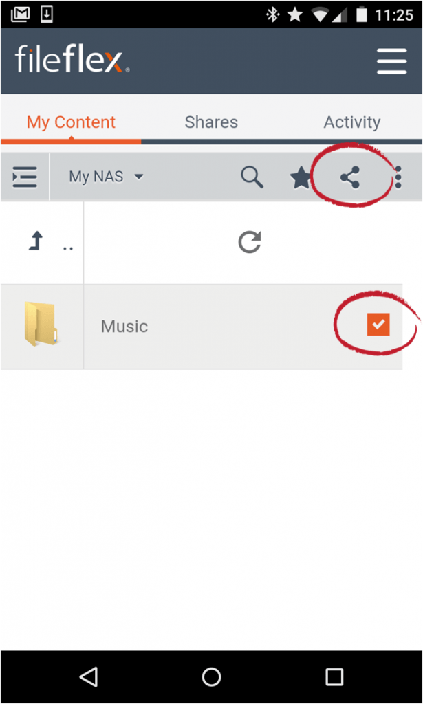 How to share 100 GB of music