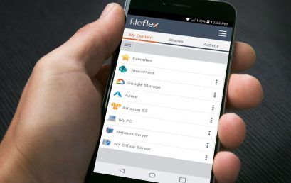 FileFlex Enterprise lets SharePoint users easily and securely share files with non-SharePoint users